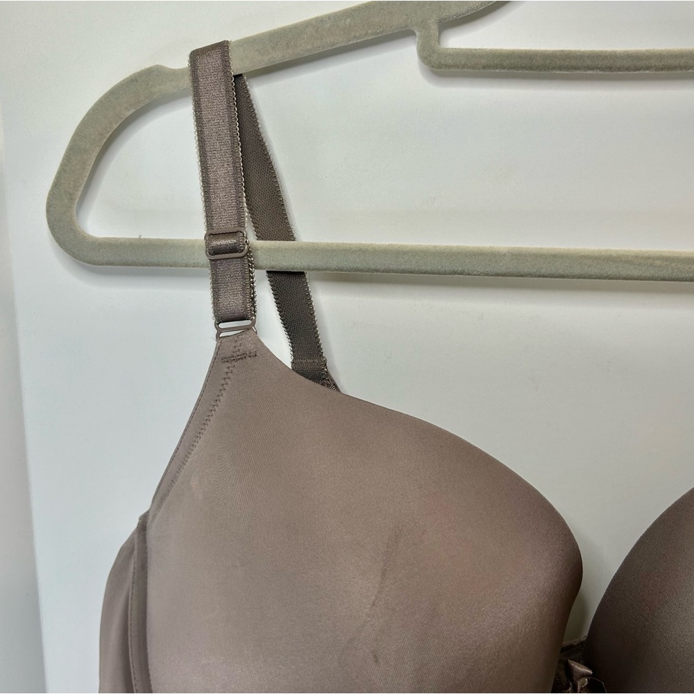 Torrid Curves Neutral Grey Brown Adjustable Strap Lightly Lined Bra 44C - Picture 4 of 14